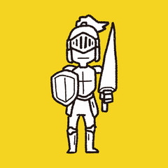 knight doodle
