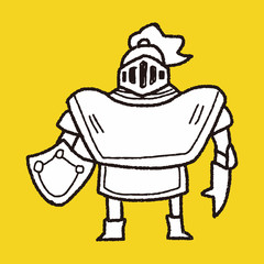 knight doodle