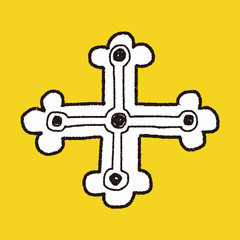 royal cross doodle © hchjjl