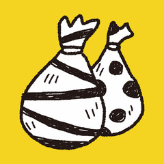 Christmas gift doodle