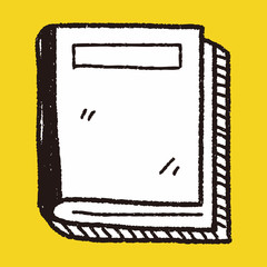 book doodle drawing