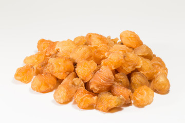 Closeup of dired logan pulp