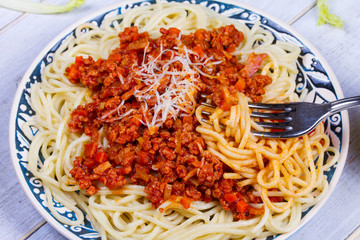 Spaghetti with Bolognese Sauce