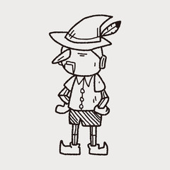 pinocchio doodle