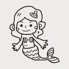 Mermaid doodle