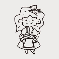 alice in wonderland doodle