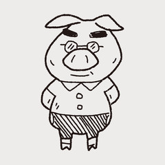 three little pigs doodle