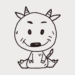 Chinese Zodiac sheep doodle drawing