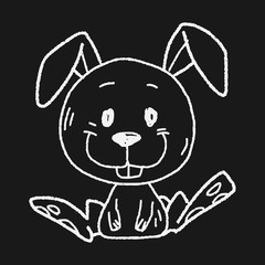 Chinese Zodiac rabbit doodle drawing