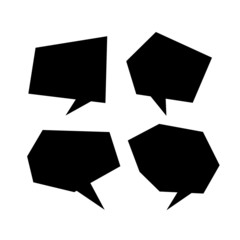 Set of modern dialogue box
