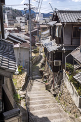 Fototapeta premium 尾道の路地のある風景
