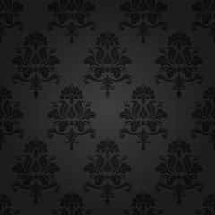 Damask pattern. 10 EPS.