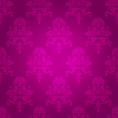 Damask pattern. 10 EPS.