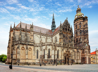 Kosice, Cathedral of St. Elizabeth,  Slovakia - obrazy, fototapety, plakaty