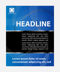 flyer design. vector
