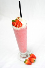 Strawberry milkshake - 83494733
