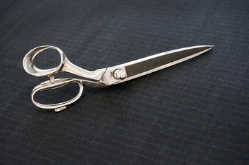 Pair of fabric shears or designer scissors