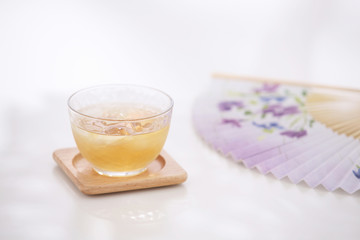 冷たいお茶
