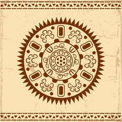 Beautiful Mexican ethnic ornament