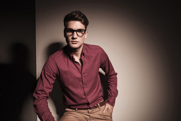 Obraz premium Portrait of a young casual business man