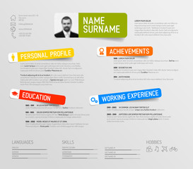 cv / resume template