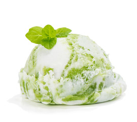Mint or Kiwi Ice Cream