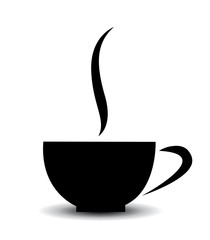 Vector icon of coffee cup