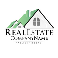 Property Real Estate logo icon vector