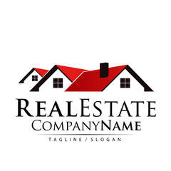 Property Real Estate logo icon vector