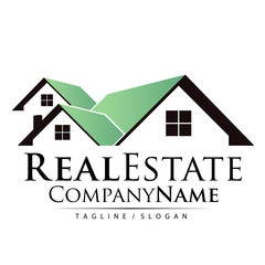 Property Real Estate logo icon vector
