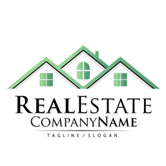 Property Real Estate logo icon vector