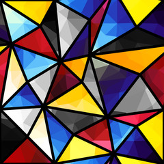 Triangles geometric pattern