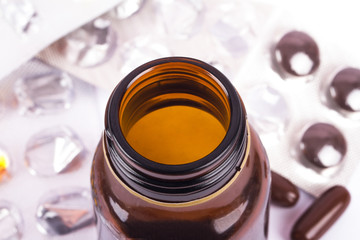 Brown Medical Bottle