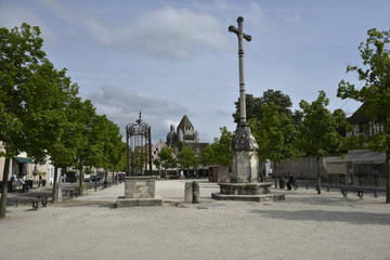 Fototapeta na wymiar Place du Châtel, Provins, France