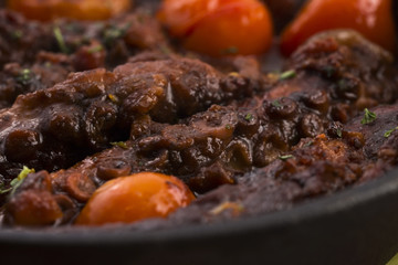 Octopus with tomato sauce