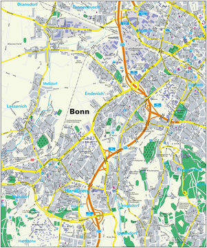 City Map Bonn