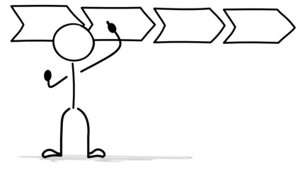 Strichmännchen Prozess