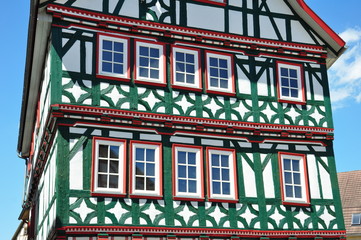Obraz premium Fachwerkhaus in Schmalkalden