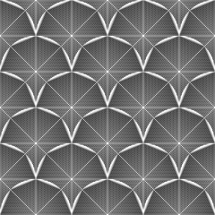 Design seamless monochrome octagon pattern