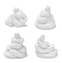 whipped cream sweet food white