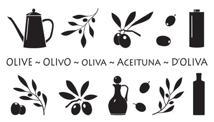 olive set
