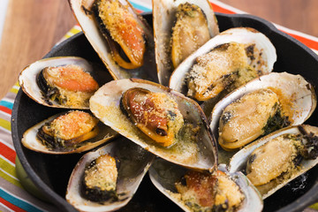 Delicious Fresh Clams with herbs