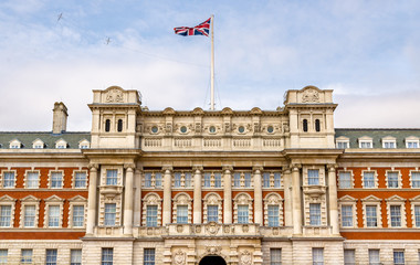 Fototapeta na wymiar Facade of the Old Admiralty Building - London, England