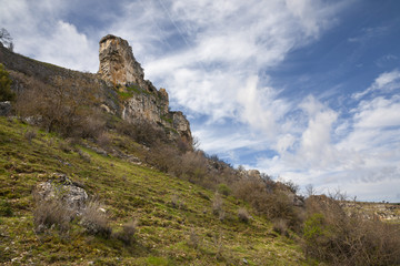 Riscos en el cañón del rio Dulce. Pelegrina. Guadalajara