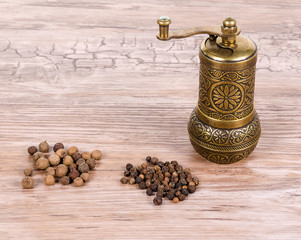 pepper and mill