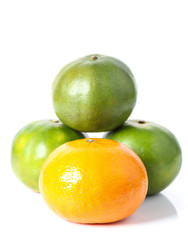 Orange isolated on white background