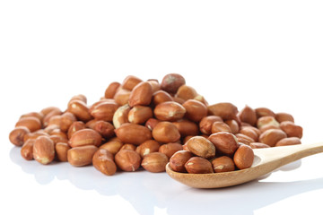 Peanuts Isolated on a white background
