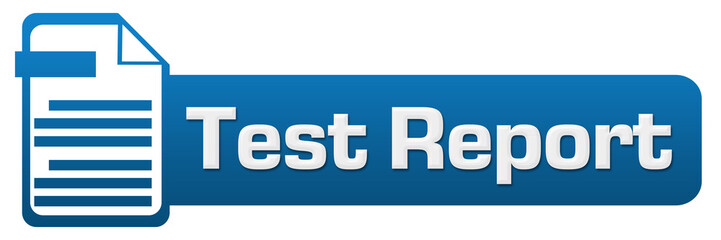 Test Report File Icon Horizontal 