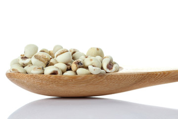 Millet on white background