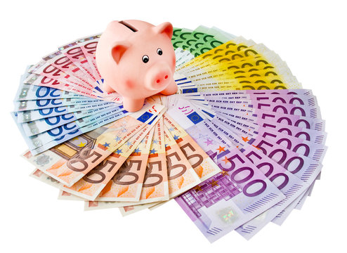 Sparschwein und Euro
